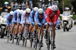 SLIPSTREAM ON STAGE ONE OF THE 2008 GIRO D'ITALIA