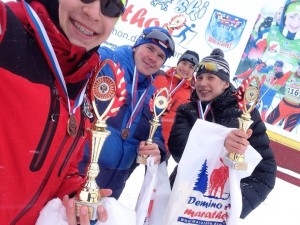 Эстафетная команда Тюменской области на Первенстве России (3 место)