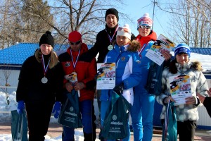 Победители и призеры лыжного марафона